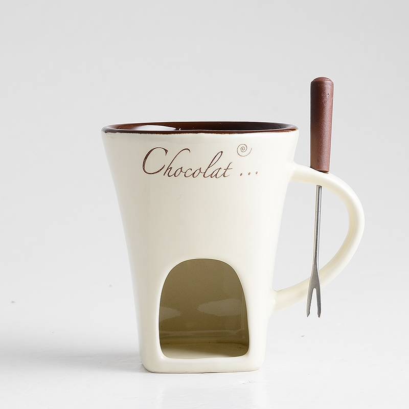 Ceramic Chocolate Cheese Ice Cream Hot Pot Mug